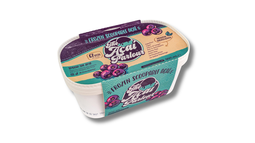 The Açaí Parlour Premium Scoopable Açaí - 900 mL | Order 2+ tubs for FREE delivery (UK Mainland) | 1–2 Working Days Delivery