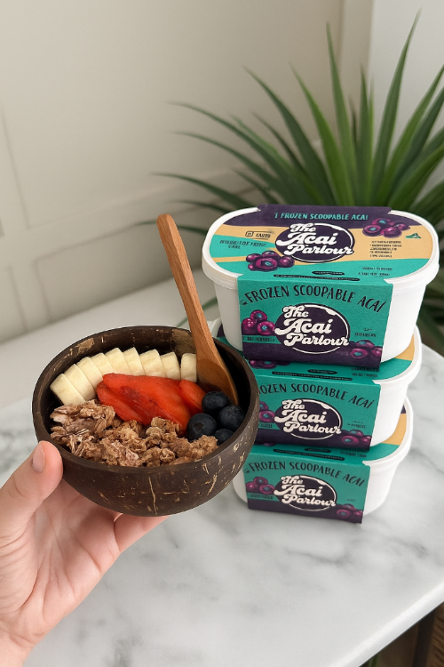 The Açaí Parlour Premium Scoopable Açaí - 900 mL | Order 2+ tubs for FREE delivery (UK Mainland) | 1–2 Working Days Delivery